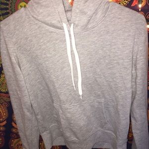 light gray crop sweater